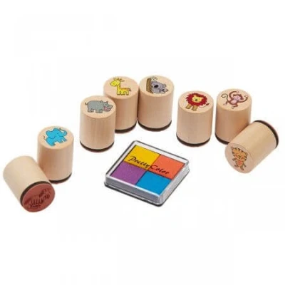 Abbildung von Goki Stamps wild animals, Children&#039;&#039;s stamp set, 3 Jahr(e), 9 Stück(e)