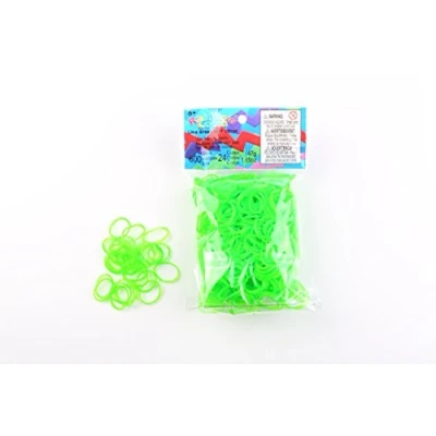 Abbildung von Rainbow Loom Haargummis, Limettengrün