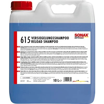 Abbildung von SONAX PROFILINE Reload Shampoo (10 Liter) frischt vorhandene Versiegelungen auf und gibt maximalen Glanz zurück Art Nr. 06156000