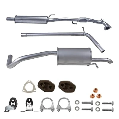 Abbildung von FERROZ Export Ersatz Auspuff für VW Fox 5Z1, 5Z3 1.2 ab Bj. 2005, Auspuffanlage + Montagesatz