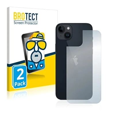 Abbildung von BROTECT Entspiegelungs Schutzfolie für Apple iPhone 14 Plus (Rückseite) (2 Stück) Matte Displayschutz Folie, Anti Reflex, Fingerprint