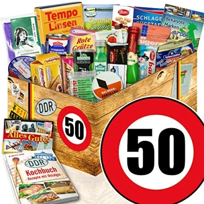 Abbildung von Ossi Paket/Spezial Geschenk Box/Geburtstag 50 / Geschenkkorb Papa