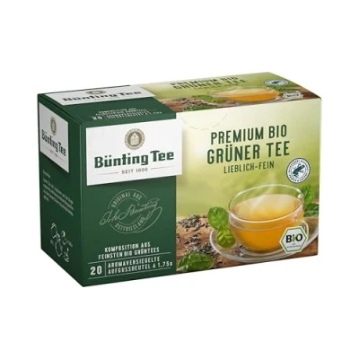 Abbildung von Bünting Tee Grüner 20 x 1.75 g Beutel, 4er Pack (4 35 g)