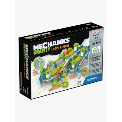 Abbildung von Geomag Mechanics Gravity Loops &amp; Turns Bausatz 130 Teile