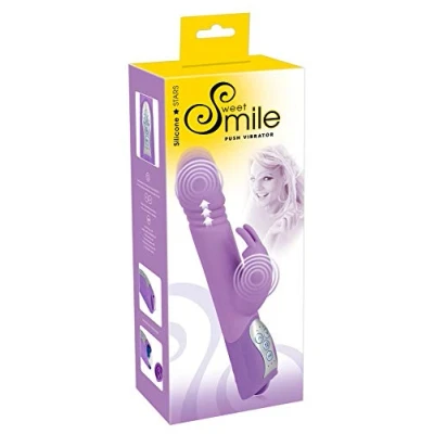 Abbildung von Rabbitvibrator „Push Vibrator“ mit Stoßfunktion in 3 Speeds
