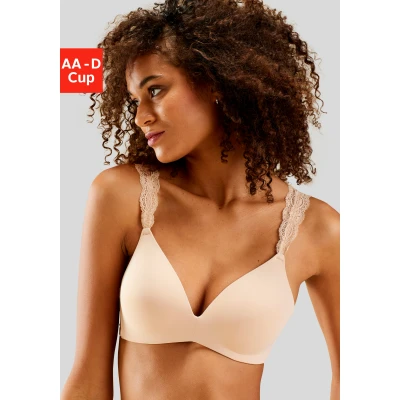 Abbildung von Lascana BRA Pushup BH, Damen, Größe: 75B, Toffee