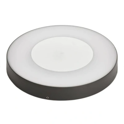Abbildung von Lucande LED Außendeckenleuchte Sora, rund, Sensor, IP54
