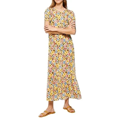 Abbildung von Springfield Damen Dress Kleid, gelb, 38