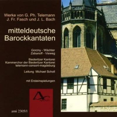 Abbildung von Mitteldeutsche Barockkantaten Werke von Telemann, Fasch &amp; JL Bach