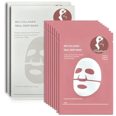 Abbildung von 8PCS Bio Collagen Real Deep Mask,Hydrating Overnight Hydrogel Mask,Deep Anti Wrinkle Lifting Facial Mask for Hydrating,firming,and moisturizing