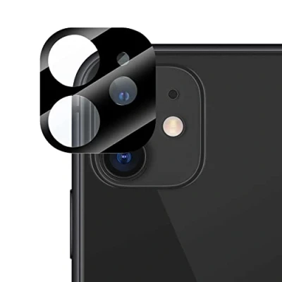Abbildung von mtb more energy® Kamera Schutz Glas Black kompatibel mit iPhone 11 Schutzglas Glasfolie Rückseiten Cam Linse