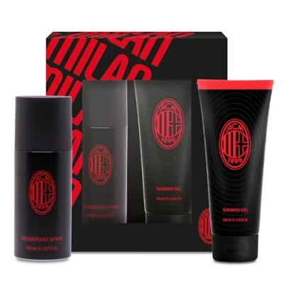 Abbildung von DIAMOND INTERNATIONAL Milan Herren Geschenkbox, Deodorant 150 ml + Duschschaum 200 offizieller Ballon AC