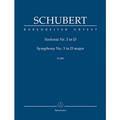 Abbildung von Sinfonie Nr. 3 D Dur 200. Studienpartitur, Urtextausgabe. BÄRENREITER URTEXT