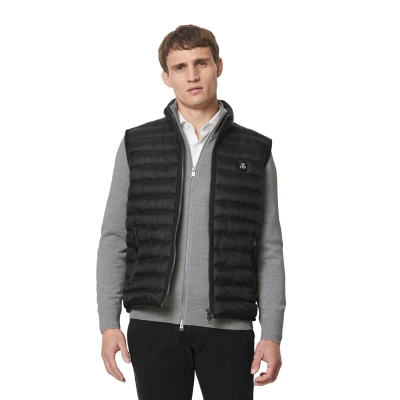 Abbildung von Marc O&#039;Polo Stand UP Collar ZIP Pockets Weste, Herren, Größe: Small, Black