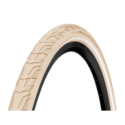 Abbildung von Continental Unisex Adult Ride City Bicycle Tire, Cream, 28&quot;, 700 x 47C (45C), 28 1.75