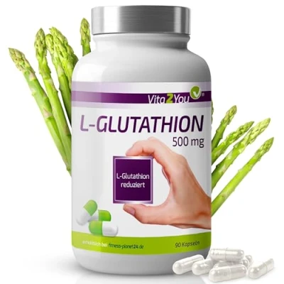 Abbildung von Vita2You L Glutathion 500mg Kapseln Aminosäure 90 St