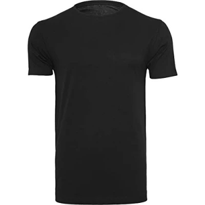 Abbildung von Build Your Brand Herren BY005 Light T Shirt Round Neck, Black, XXL