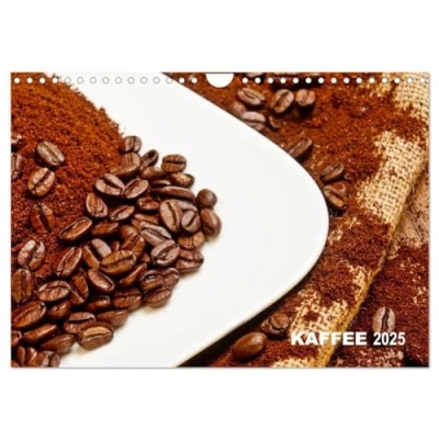 Abbildung von KAFFEE 2025 (Wandkalender DIN A4 quer), CALVENDO Monatskalender