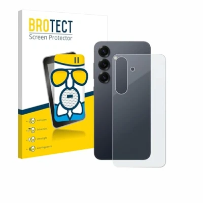 Abbildung von BROTECT Entspiegelungs Schutzglas für Samsung Galaxy S25 (Rückseite) Schutzfolie Panzer Folie Glas Matt [Extrem Kratzfest 9H, Anti Reflex]