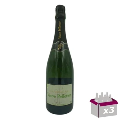 Abbildung von 3x Champagne Veuve Pelletier Brut BIO 3x75cL