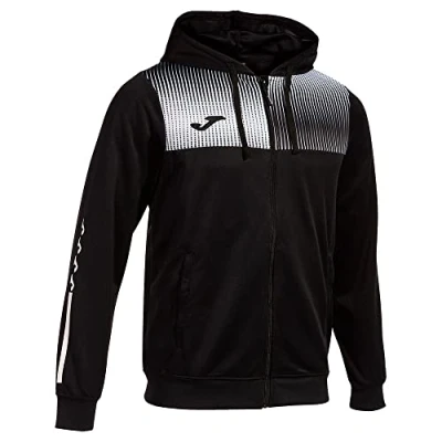 Abbildung von Joma Jacke mit kapuze mann Eco Supernova schwarz weiss