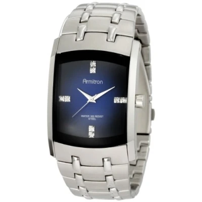 Abbildung von Armitron Herrenarmbanduhr mit echtem Kristallakzent, 20/4507