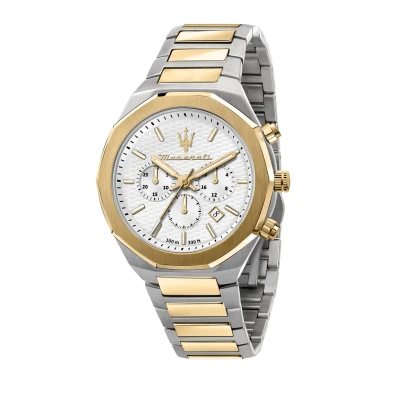 Abbildung von Maserati Chronograph Silber gold, Herren, Größe: One Size, gold