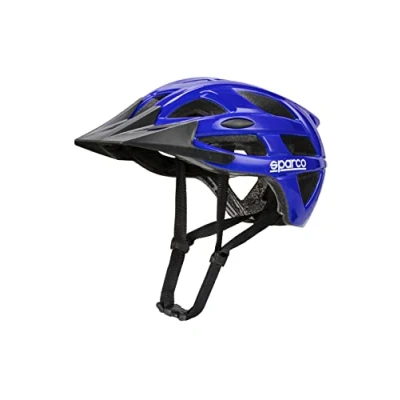 Abbildung von Sparco eMobility SE300 Sport Helm Blau Größe L (58 61 cm) Langlebig und leicht für Fahrrad, Roller...