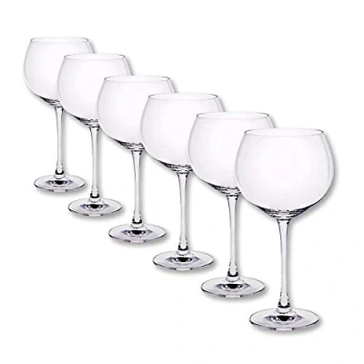 Abbildung von CRISTALICA Rotweinglas 6er Set Condor 550ml Kelch Ballonglas Cocktail Gin Bleikristall klar