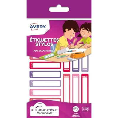 Abbildung von Avery Etiketten für Stifte, 30 Stück blau/grün