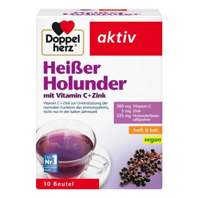 Abbildung von Doppelherz Heisser Holunder mit Vitamin C +Zink Granulat