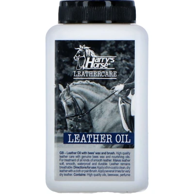 Abbildung von Harry&#039;s Horse Lederöl/Bienenwachs mit Pinsel (500 ml.) 500 ml Naturel