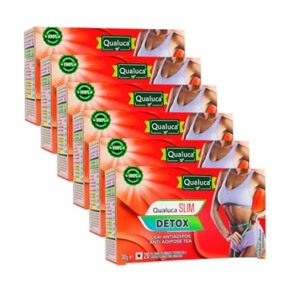 Abbildung von Qualuca, Detox Komplex 45 Tage Tee 6er Set 120 Teebeutel