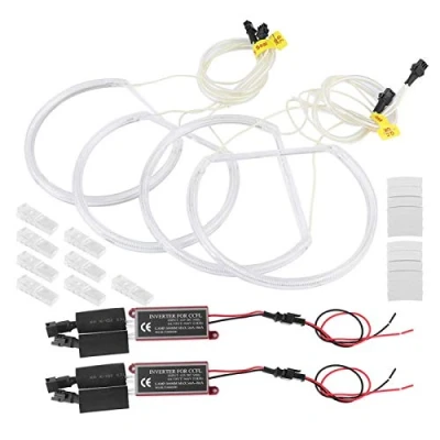 Abbildung von Angel Eyes Halo Ringe, Auto Weiß CCFL Ringe High Brightness Light Fit für E46
