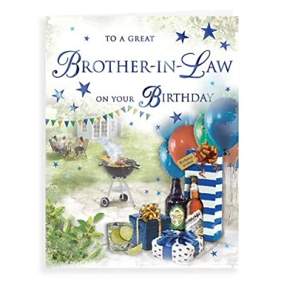 Abbildung von Piccadilly Greetings Regal Publishing Geburtstagskarte für Schwager 20,3 x 15,2 cm C81064