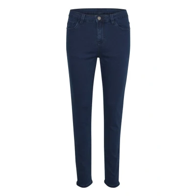 Abbildung von Kaffe Kavicky Jeans Skinny Fit, Damen, Größe: 36, Dark blue denim