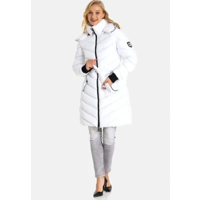 Abbildung von Cipo &amp; Baxx Wintermantel, Damen, Größe: Large, White