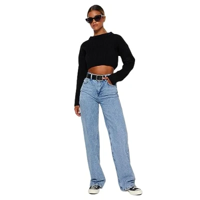 Abbildung von Trendyol Loose fit Jeans (1 tlg) Plain/ohne Details