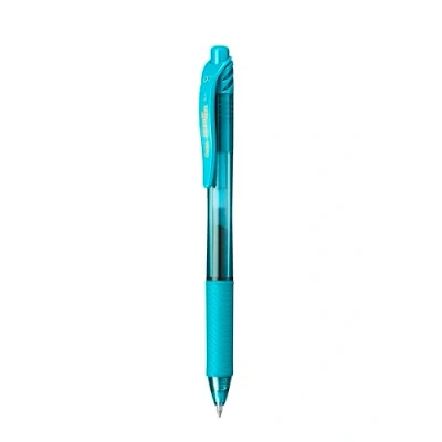 Abbildung von Pentel EnerGel X BL107 S3X Gel Tintenroller, türkis, 0,7 mm Strichstärke, Druckmechanik, nachfüllbar
