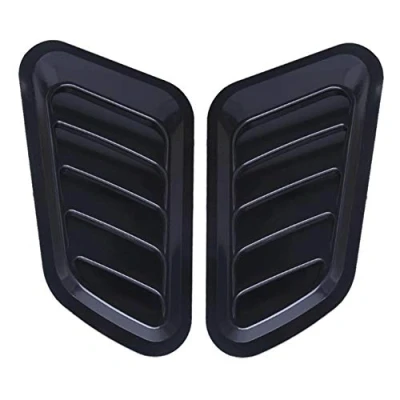 Abbildung von Lufteinlass Aufkleber, Boyfriend Cardig 33 * 18CM Auto Außen Dekorativer Aufkleber dekorative Universal Lufthutze FüR Das Air Flow Motorhaube Schwarz