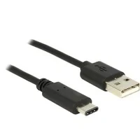 Abbildung von Delock Kabel USB Type C 2.0 Stecker &gt; A 1, 0 m Schwarz