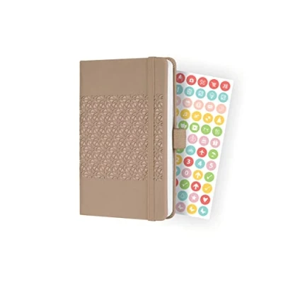 Abbildung von SIGEL J3200 Wochenkalender Jolie 2023 ca. A6 braun Hardcover Gummiband, Stiftschlaufe, Einstecktasche 174 S. FSC zertifiziert Terminplaner