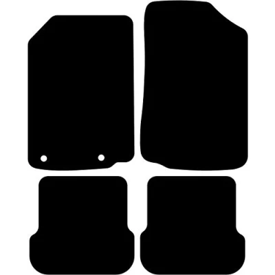Abbildung von Kovvar Fußmatten passend für Volkswagen Golf 2 1983 1992 Qualität: Basic