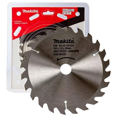 Abbildung von Makita D 03333 165x20mm 24Z HM Standard Sägeblatt