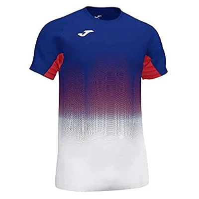Abbildung von Joma boys Elite Vii Laufshirt mit kurzen rmeln , Königsblau/Weiß, XXL EU