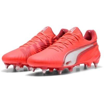 Abbildung von KING ULTIMATE MxSG Fußballschuhe Erwachsene PUMA Glowing Red White Fire