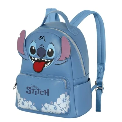 Abbildung von Lilo und Stitch Tongue Kleiner Fashion Rucksack, Blau, 23 x 29 cm, Kapazität 11 L