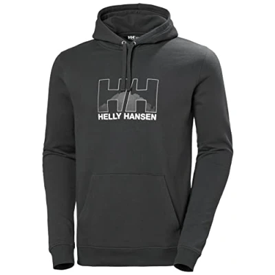 Abbildung von Herren Helly Hansen Nord Graphic Pull Over Hoodie, Ebenholz, L