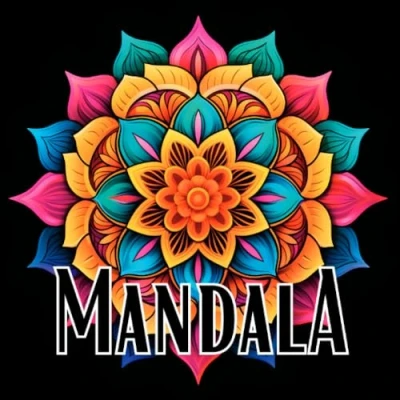 Abbildung von Schwarzes Mandala Malbuch: Perfekte Mandalas auf schwarzem Hintergrund. Malbuch für Erwachsene. Mandala. (Black Midnight Mandala)