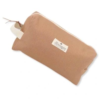 Abbildung von Frida&#039;s Wollhaus Scheepjes Etui für Zubehör 24x13x9cm braun